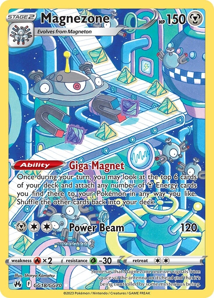 Magnezone - Holo Rare - Crown Zenith - GG18
