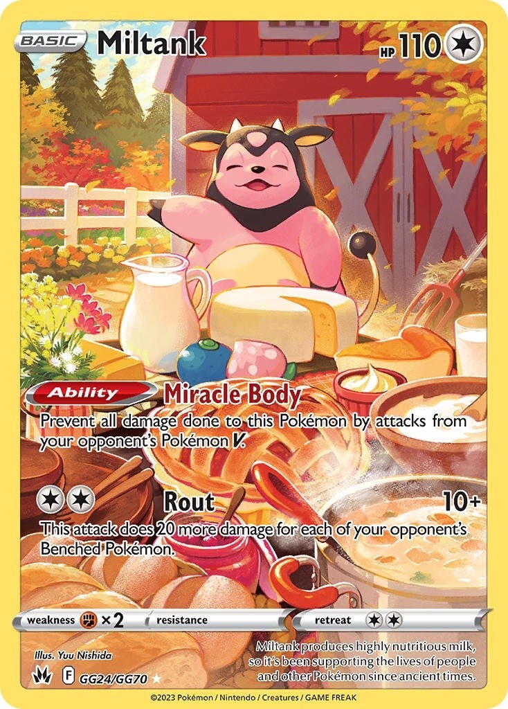 Miltank - Holo Rare - Crown Zenith - GG24
