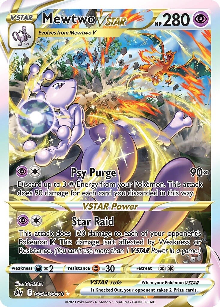 Mewtwo VSTAR - Ultra Rare - Crown Zenith - GG44