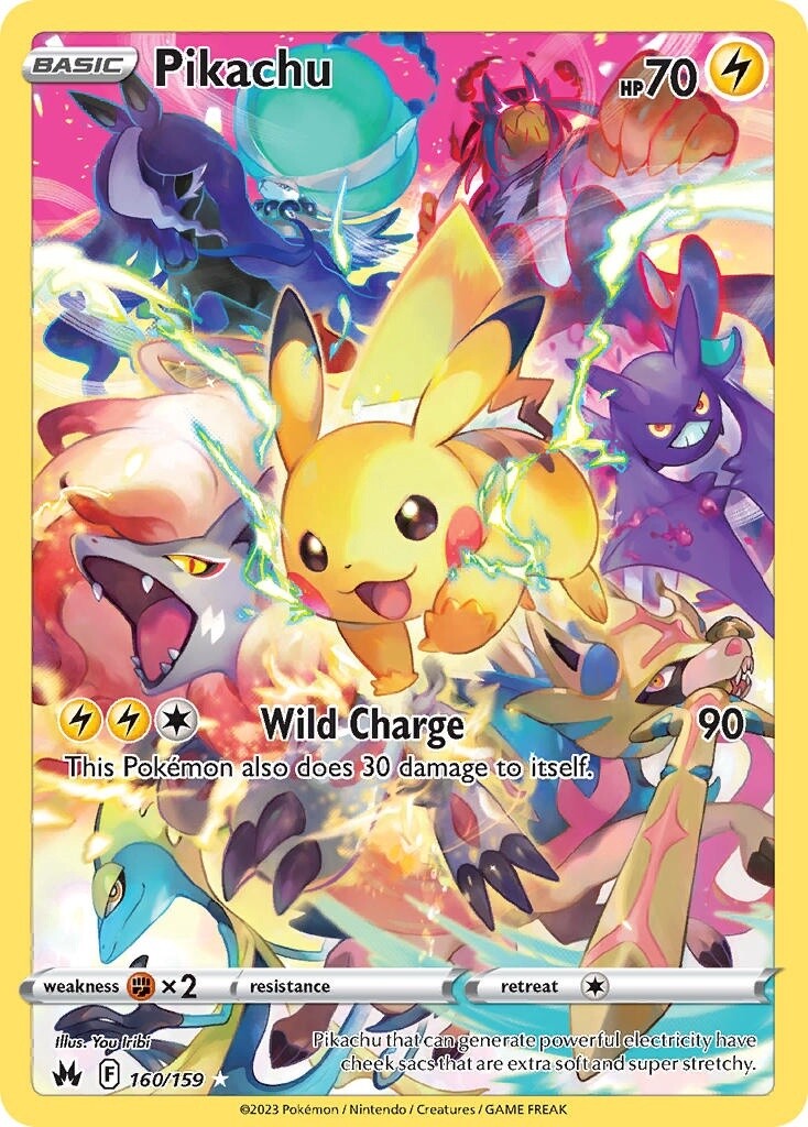 Pikachu - Secret Rare - Crown Zenith - 160