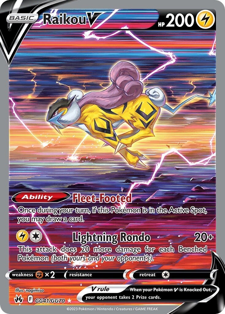Raikou V - Ultra Rare - Crown Zenith - GG41