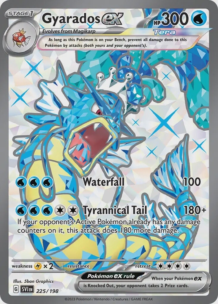 Gyarados ex - Ultra Rare - Scarlet &amp; Violet - 225