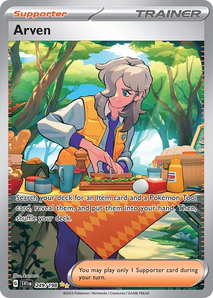 Arven - Special Illustration Rare - Scarlet &amp; Violet - 249