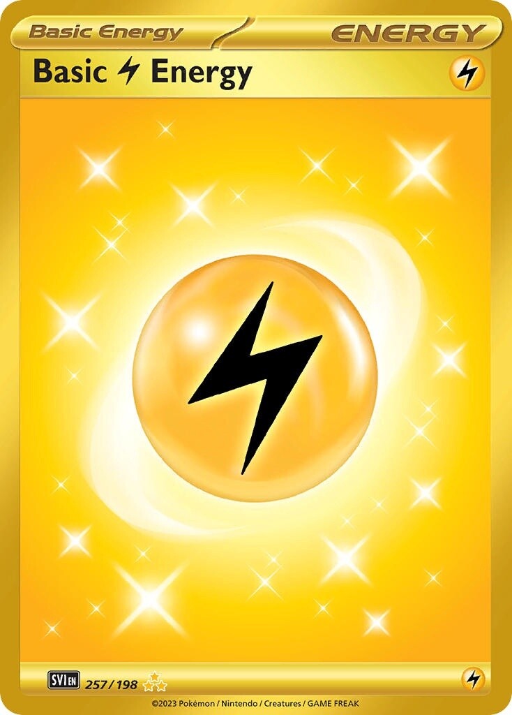 Lightning Energy - Secret Rare - Scarlet &amp; Violet - 257