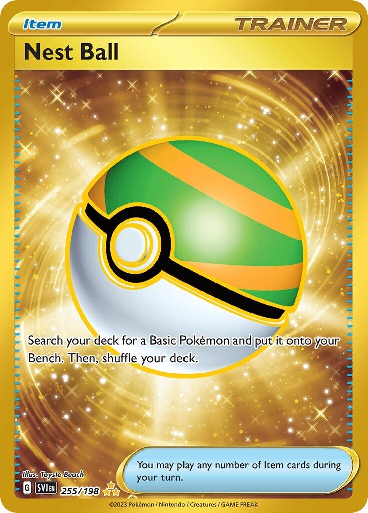 Nest Ball - Secret Rare - Scarlet &amp; Violet - 255