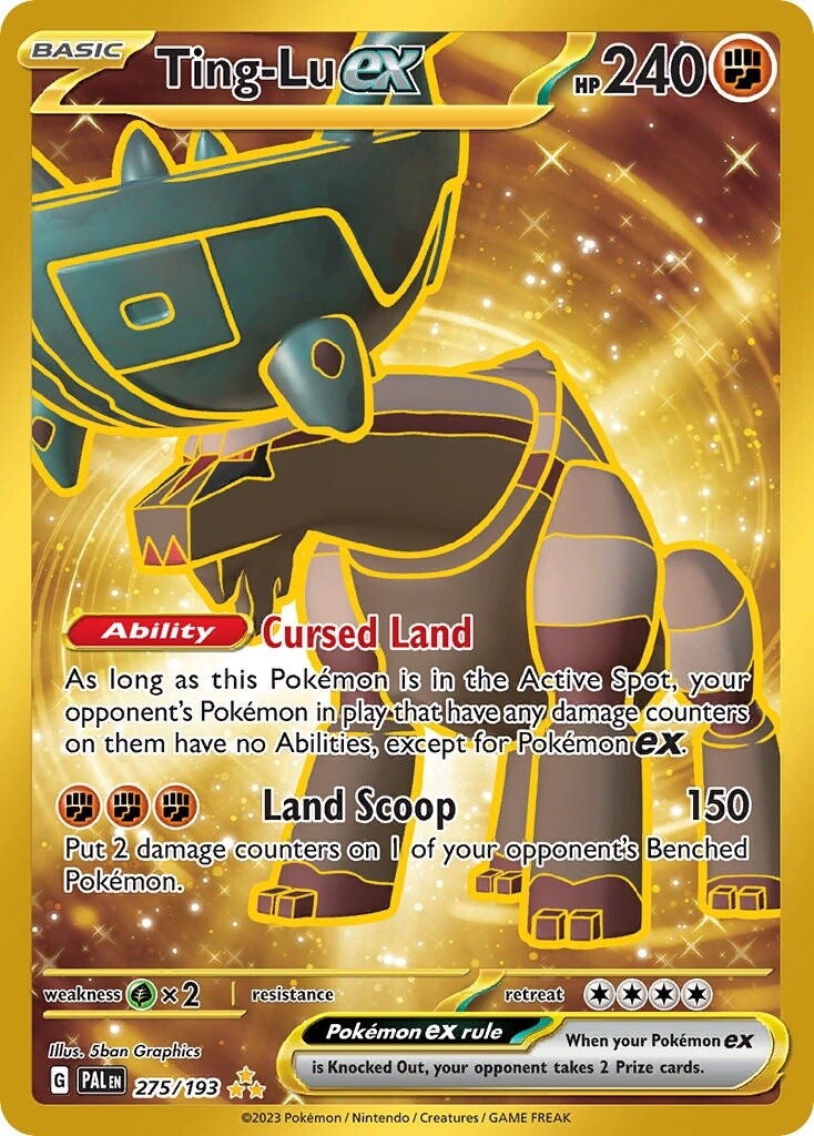 Ting-Lu ex - Secret Rare - Paldea Evolved - 275