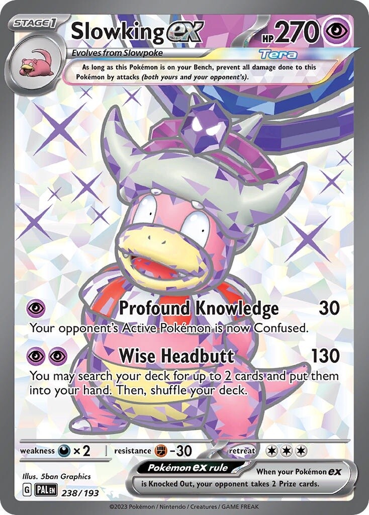 Slowking ex - Ultra Rare - Paldea Evolved - 238
