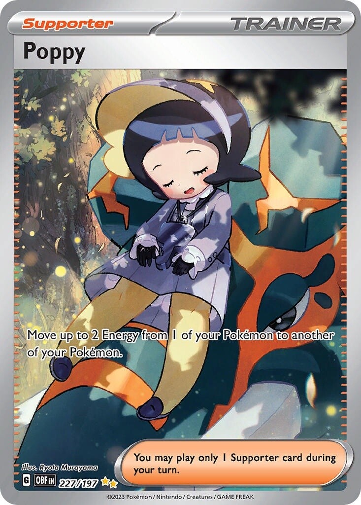 Poppy - Special Illustration Rare - Obsidian Flames - 227