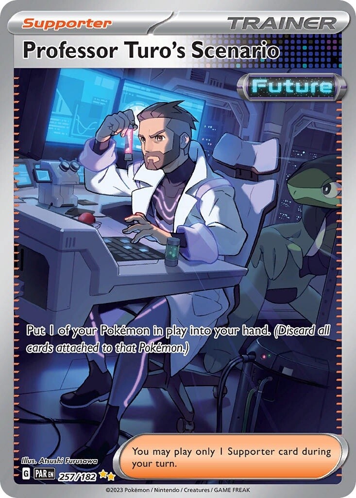 Professor Turo&#39;s Scenario - Special Illustration Rare - Paradox Rift - 257