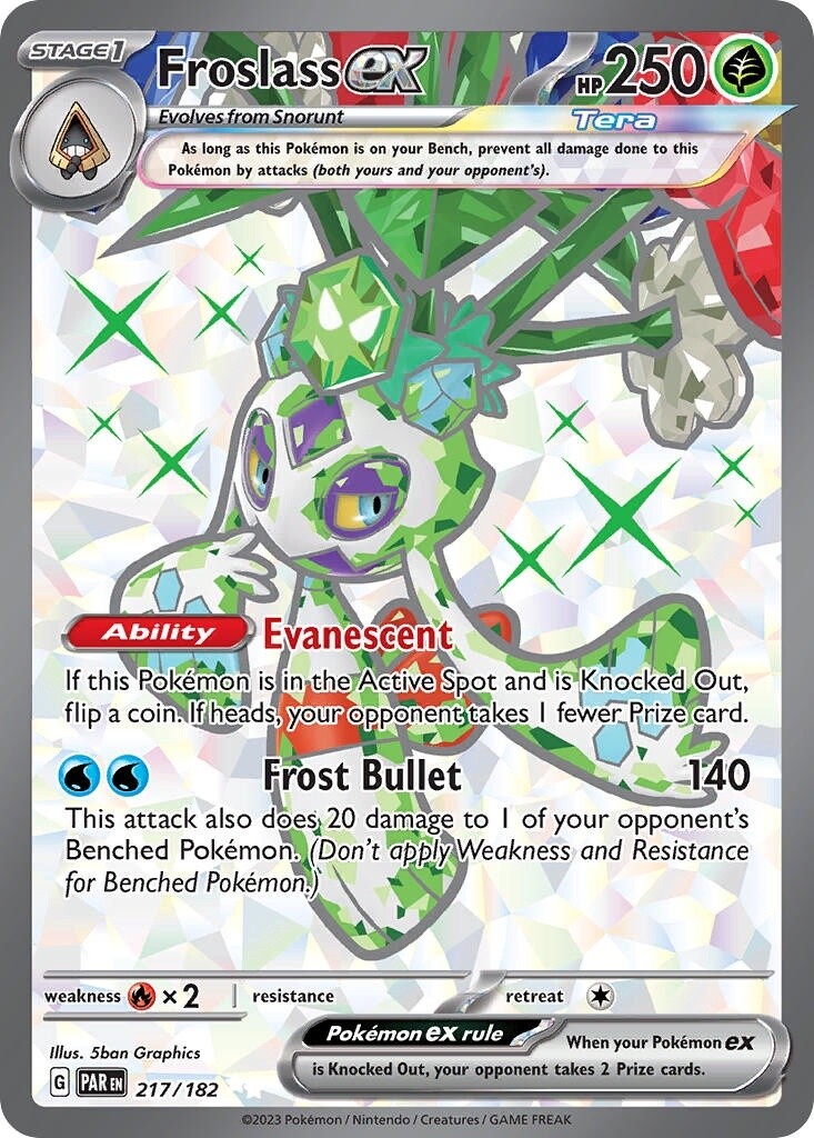 Froslass ex - Ultra Rare - Paradox Rift - 217