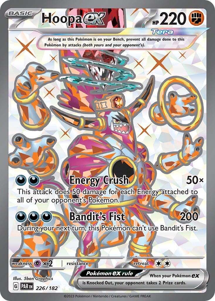 Hoopa ex - Ultra Rare - Paradox Rift - 226