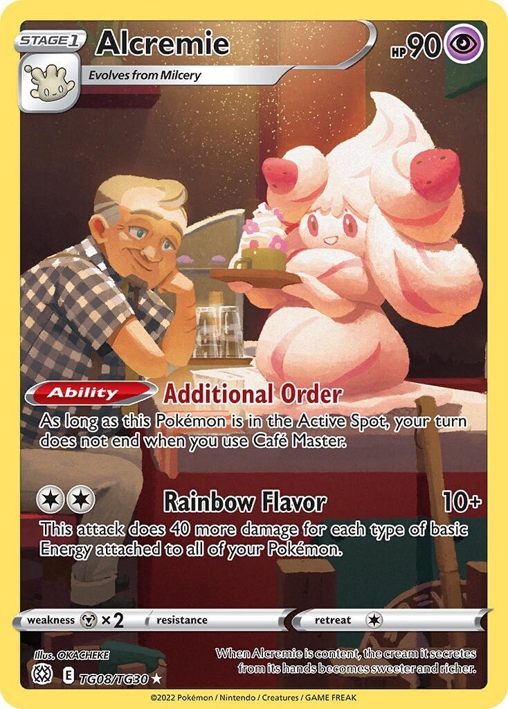 Alcremie - Holo Rare - Brilliant Stars - TG08