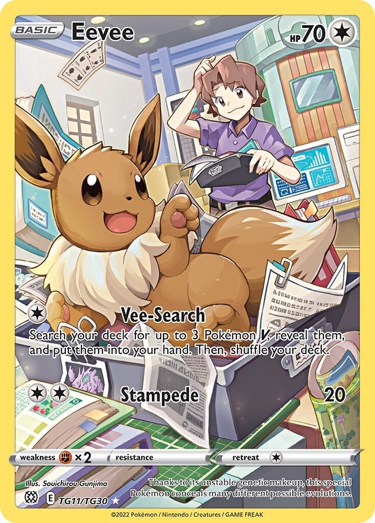 Eevee - Holo Rare - Brilliant Stars - TG11