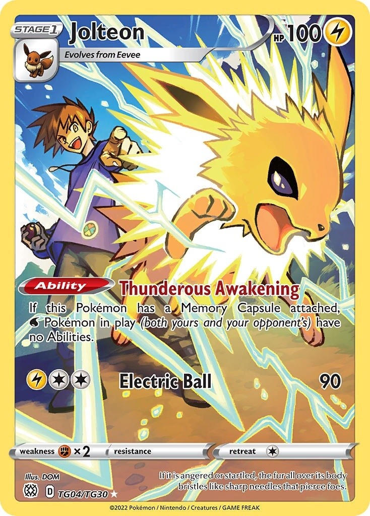Jolteon - Holo Rare - Brilliant Stars - TG04