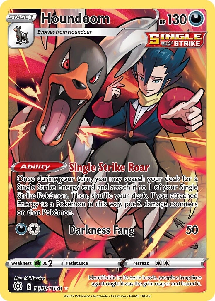 Houndoom - Holo Rare - Brilliant Stars - TG10