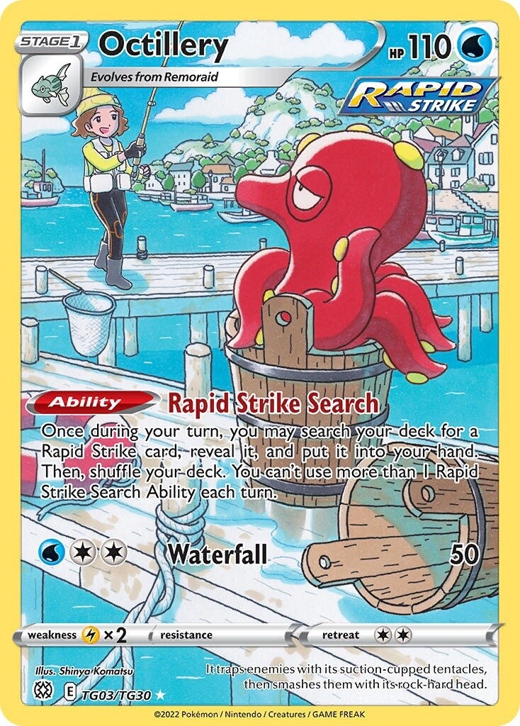 Octillery - Holo Rare - Brilliant Stars - TG03