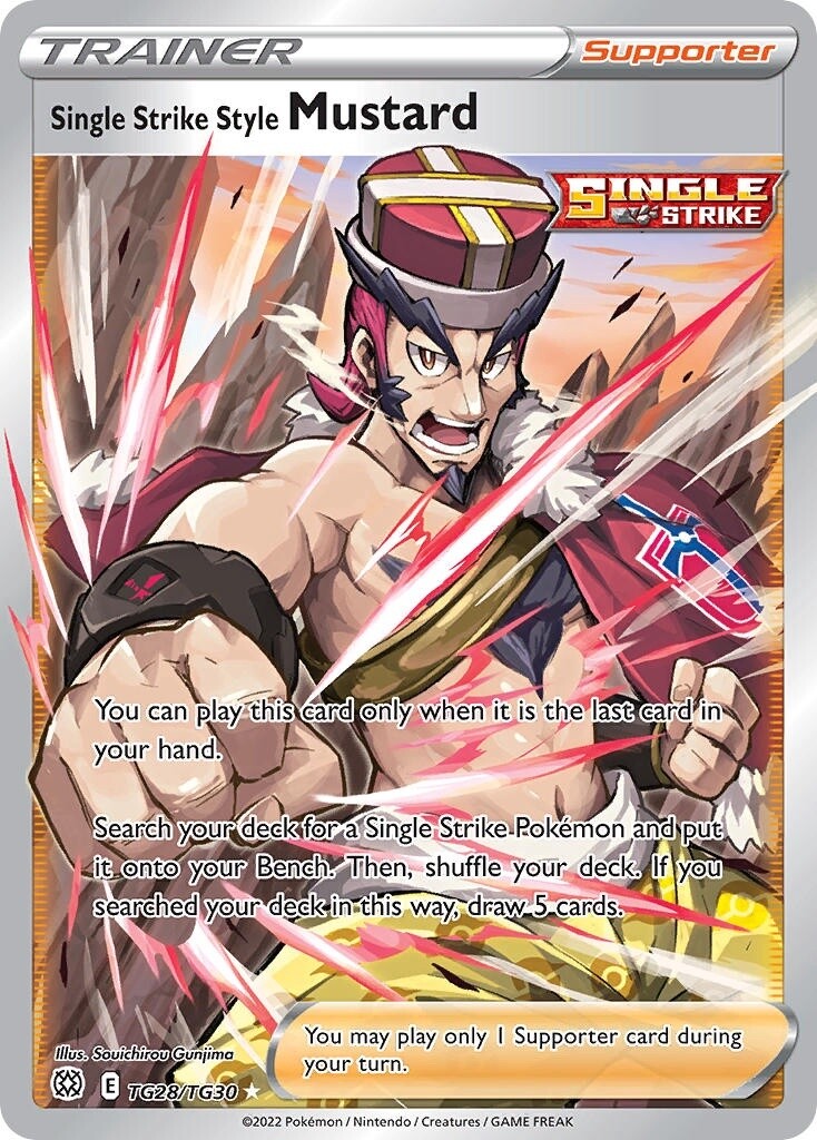 Single Strike Style Mustard - Ultra Rare - Brilliant Stars - TG28