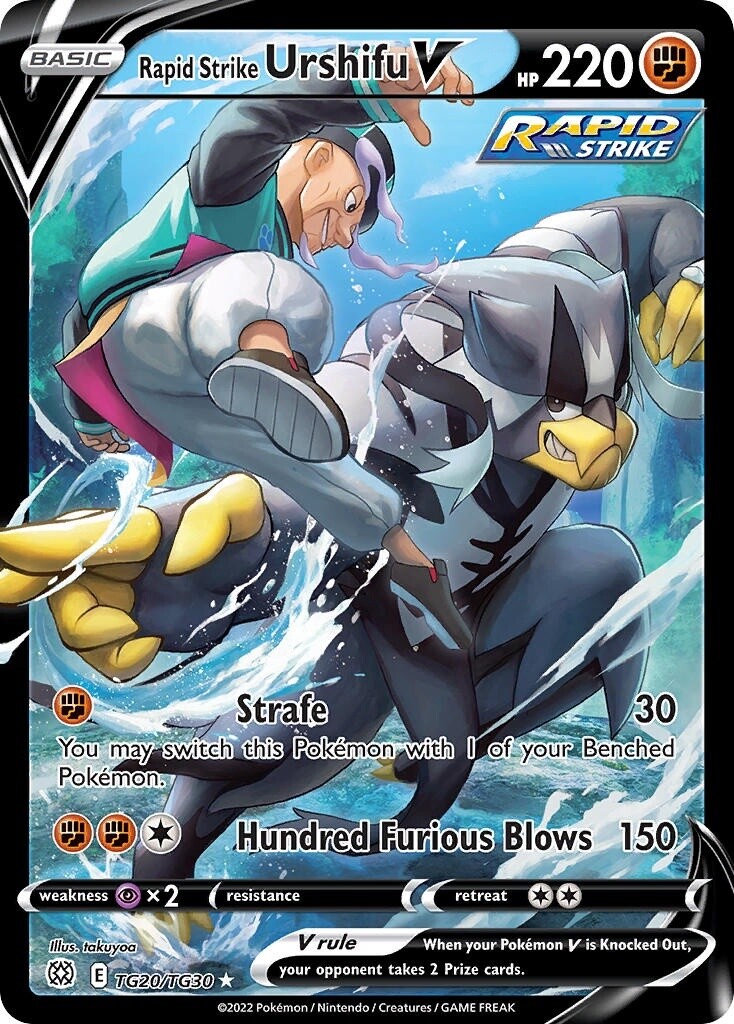 Rapid Strike Urshifu V - Ultra Rare - Brilliant Stars - TG20