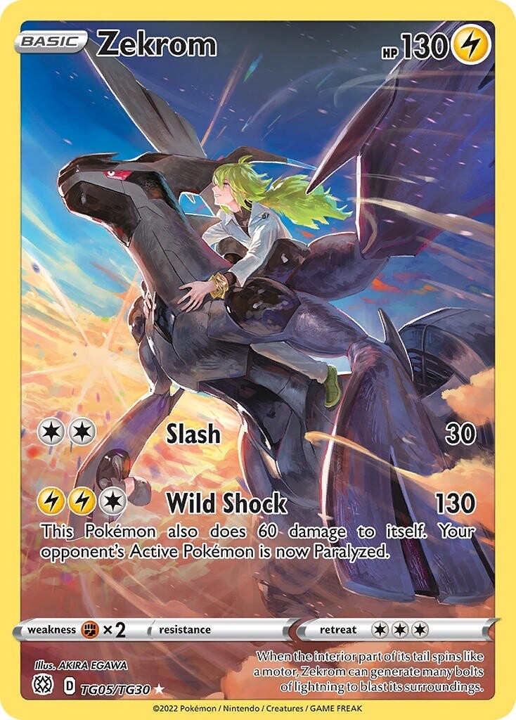 Zekrom - Holo Rare - Brilliant Stars - TG05