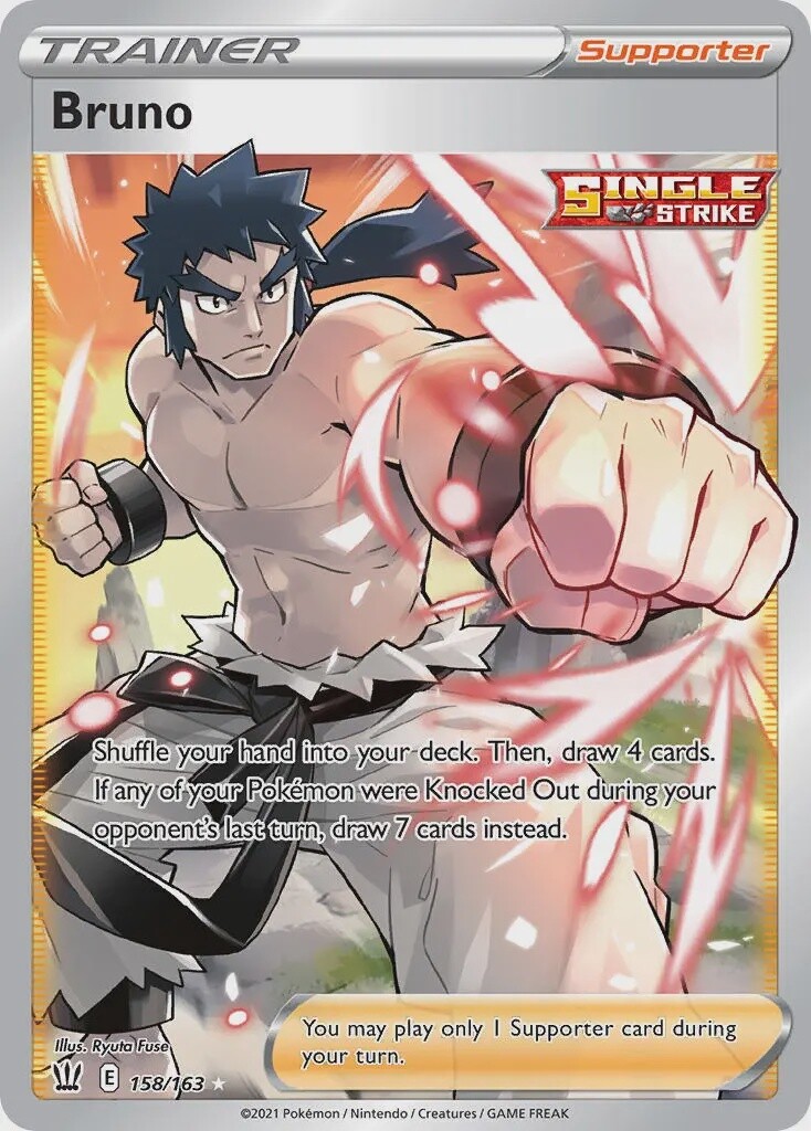 Bruno - Ultra Rare - Battle Styles - 158