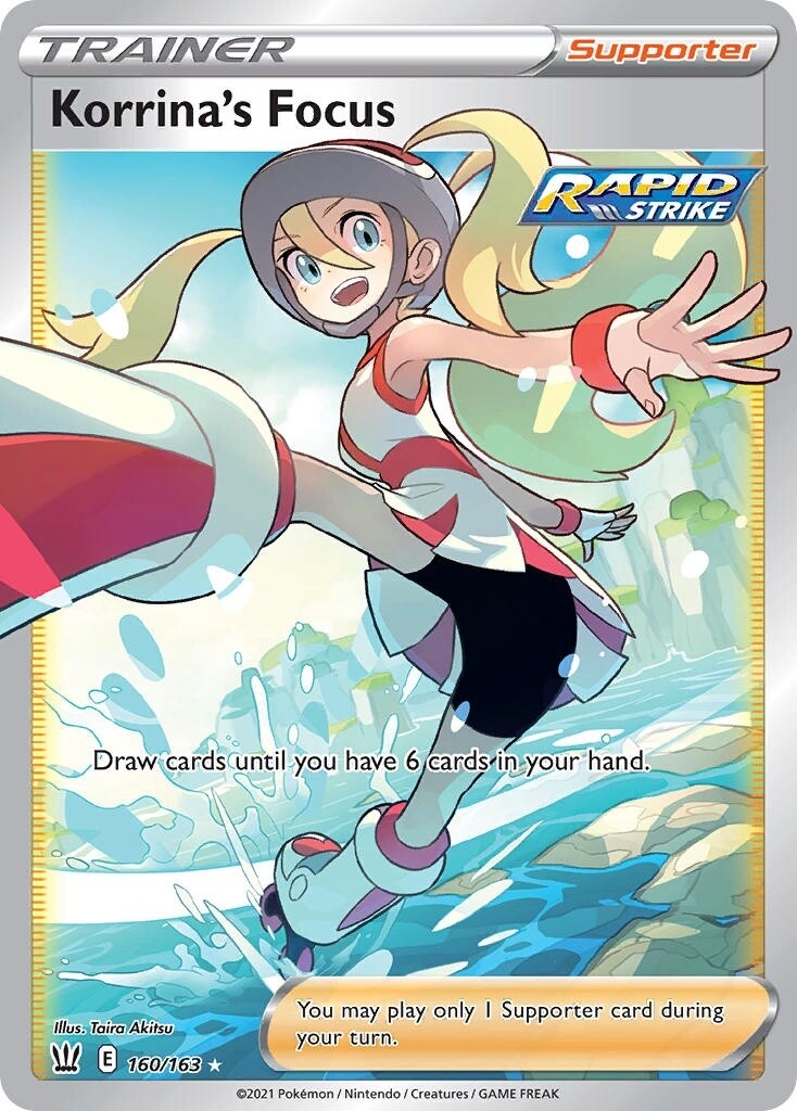 Korrina&#39;s Focus - Ultra Rare - Battle Styles - 160