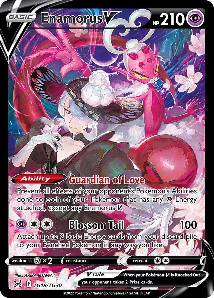 Enamorus V - Ultra Rare - Lost Origin - TG18