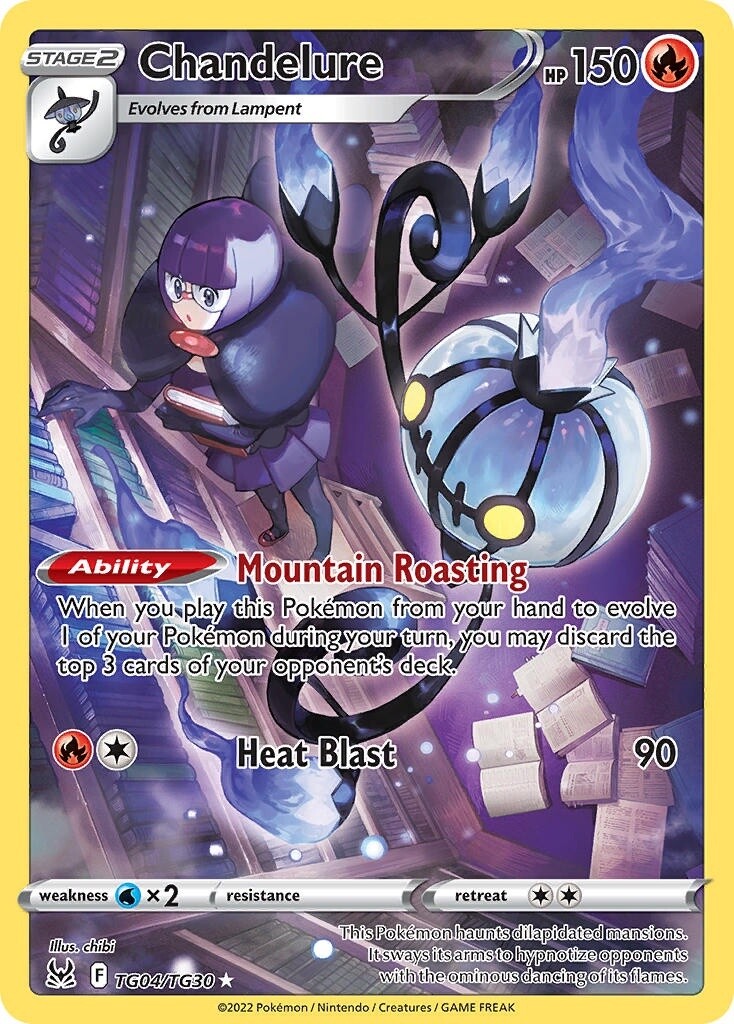 Chandelure - Holo Rare - Lost Origin - TG04