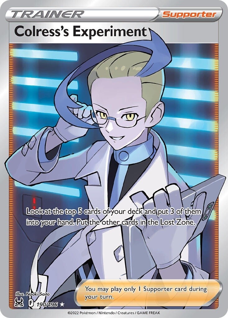 Colress&#39;s Experiment - Ultra Rare - Lost Origin - 190