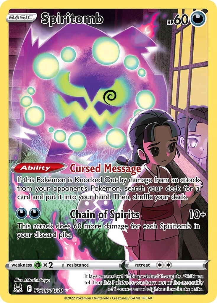 Spiritomb - Holo Rare - Lost Origin - TG09