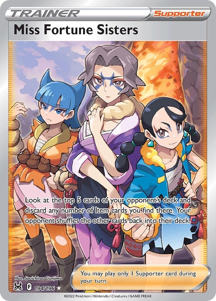Miss Fortune Sisters - Ultra Rare - Lost Origin - 194