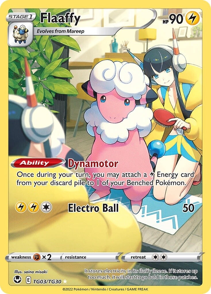 Flaaffy - Holo Rare - Silver Tempest - TG03