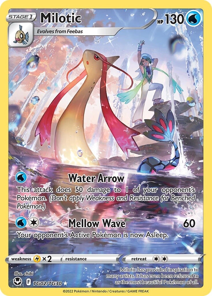 Milotic - Holo Rare - Silver Tempest - TG02