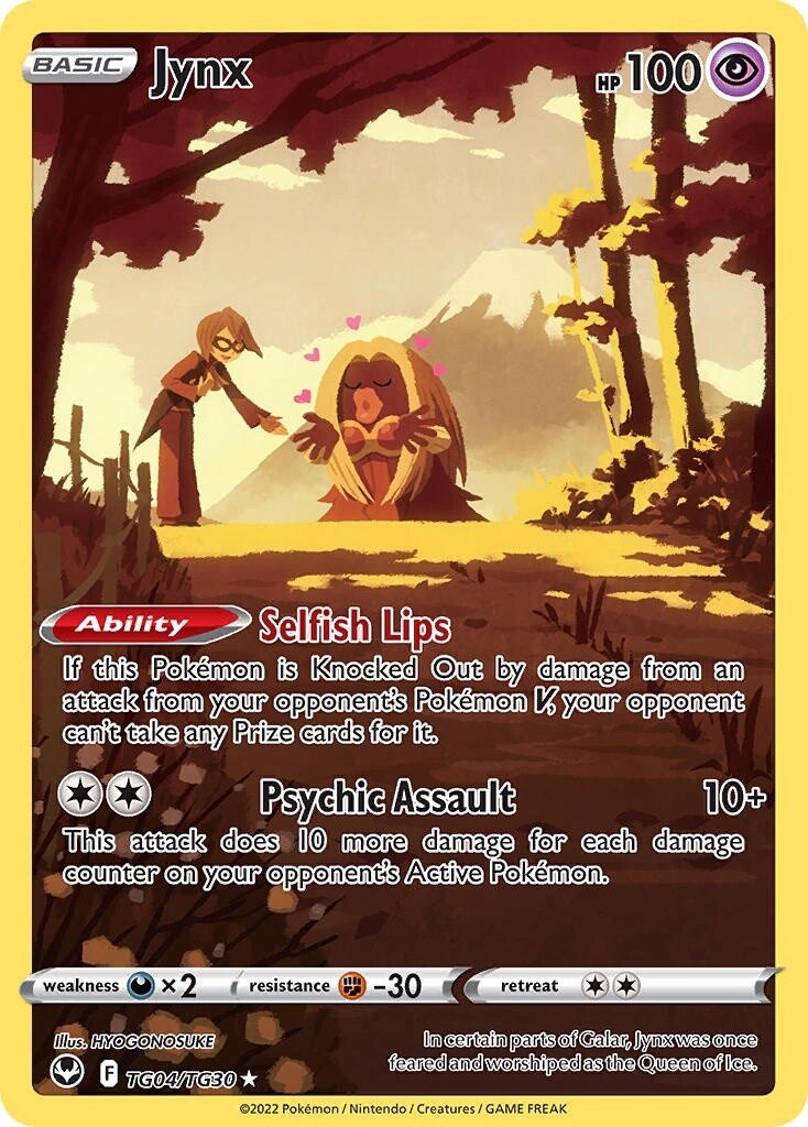 Jynx - Holo Rare - Silver Tempest - TG04