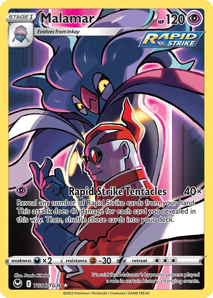 Malamar - Holo Rare - Silver Tempest - TG06