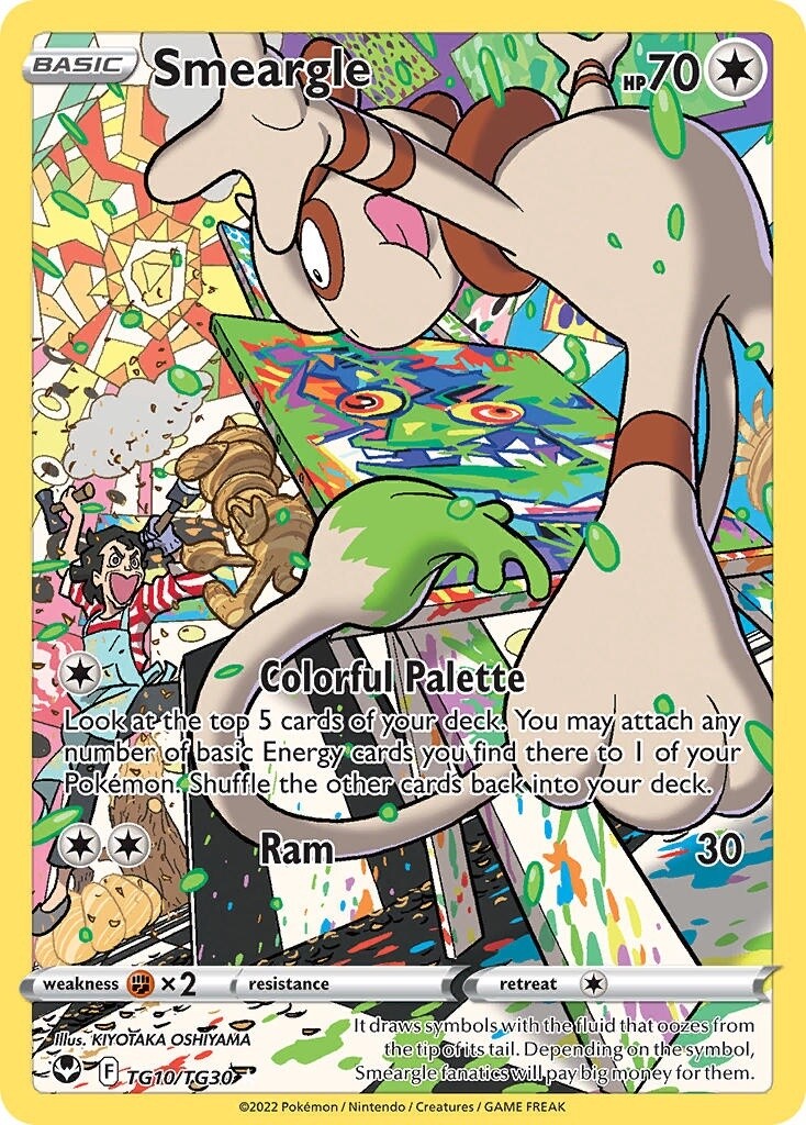 Smeargle - Holo Rare - Silver Tempest - TG10