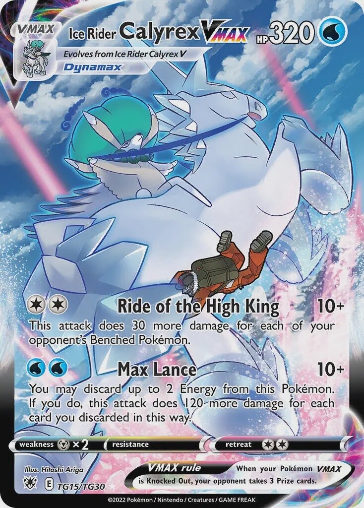 Ice Rider Calyrex VMAX - Ultra Rare - Astral Radiance - TG15