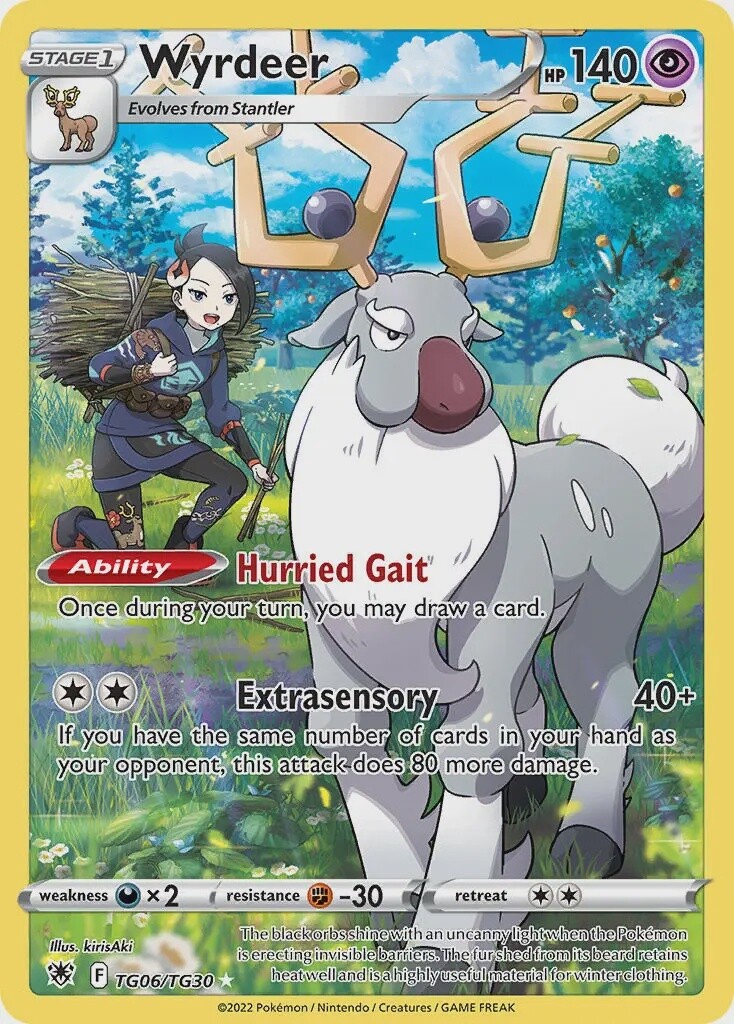 Wyrdeer - Holo Rare - Astral Radiance - TG06