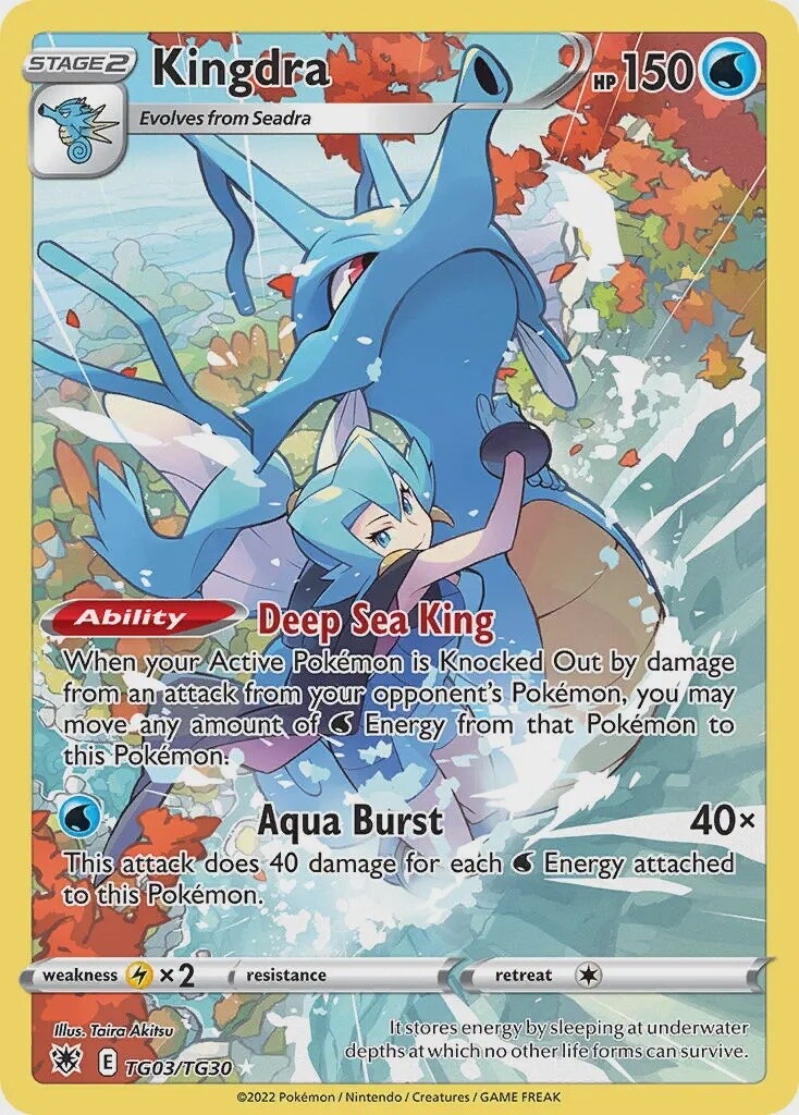 Kingdra - Holo Rare - Astral Radiance - TG03