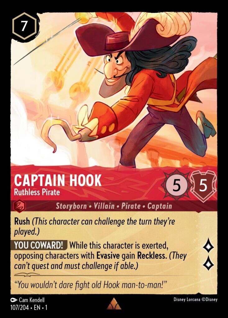 Captain Hook - Ruthless Pirate - Rare - The First Chapter - 107