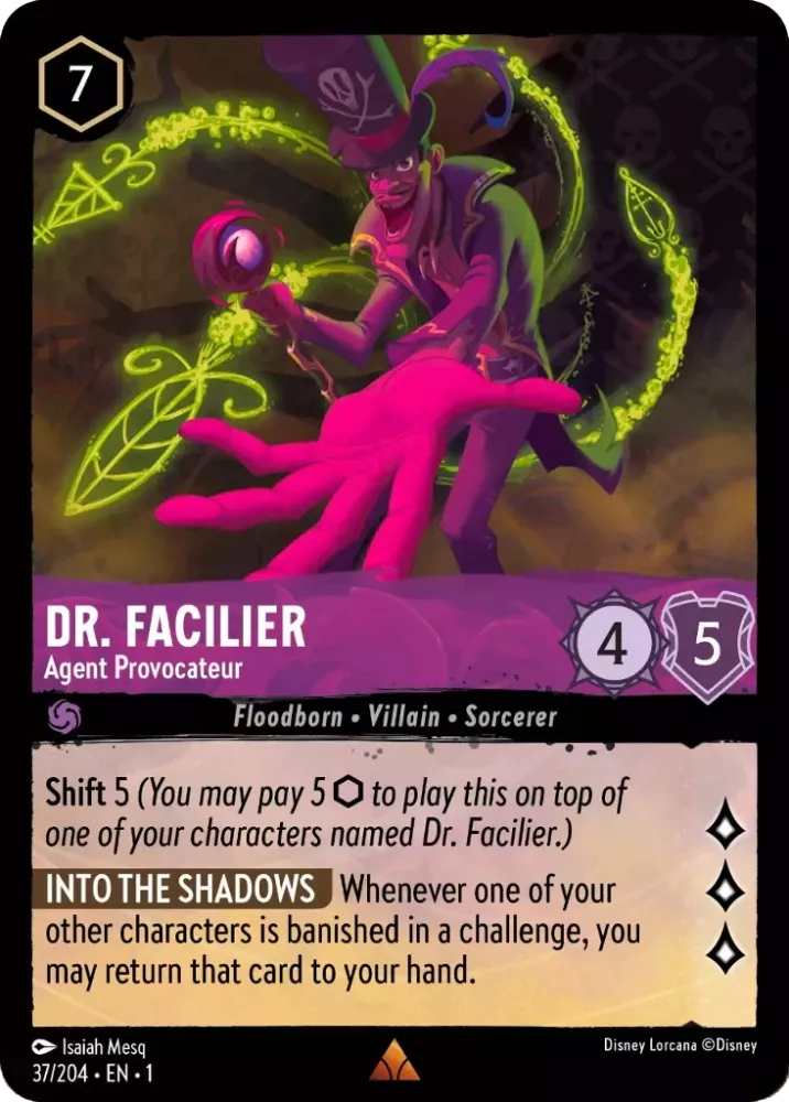 Dr. Facilier - Agent Provocateur - Rare - The First Chapter - 37