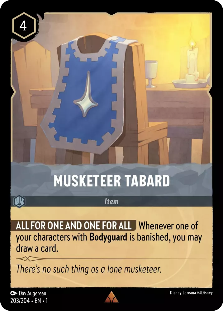 Musketeer Tabard - Rare - The First Chapter - 203