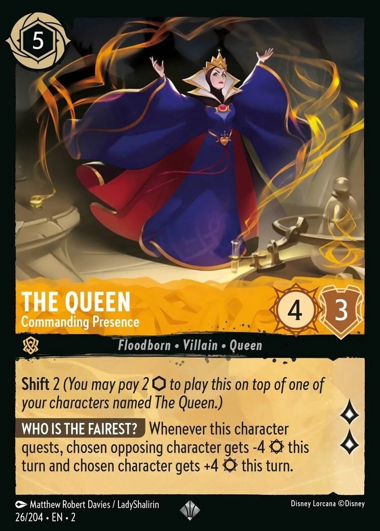 The Queen - Commanding Presence - Super Rare - Rise of the Floodborn - 26