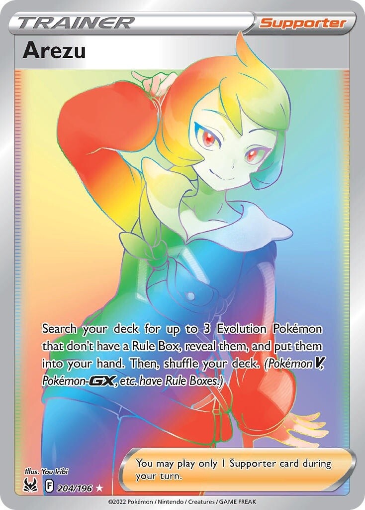 Arezu - Secret Rare - Lost Origin - 204
