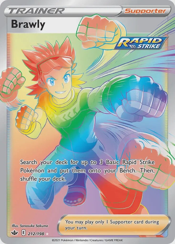 Brawly - Secret Rare - Chilling Reign - 212