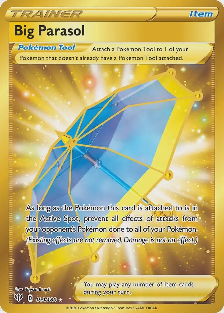 Big Parasol - Secret Rare - Darkness Ablaze - 199