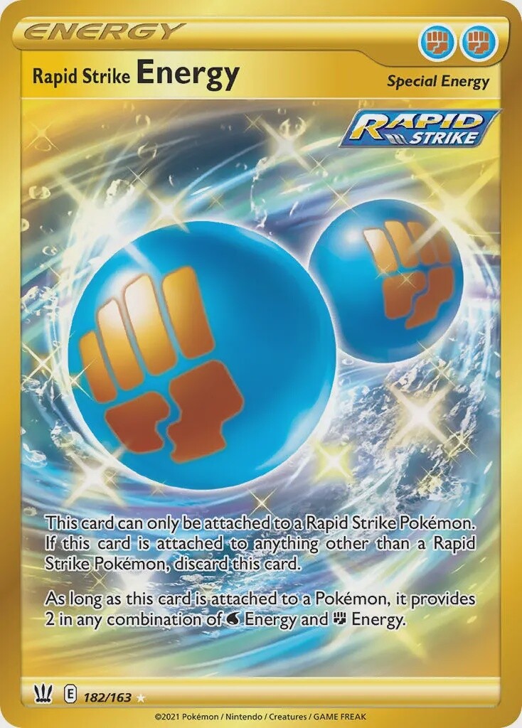 Rapid Strike Energy - Secret Rare - Battle Styles - 182