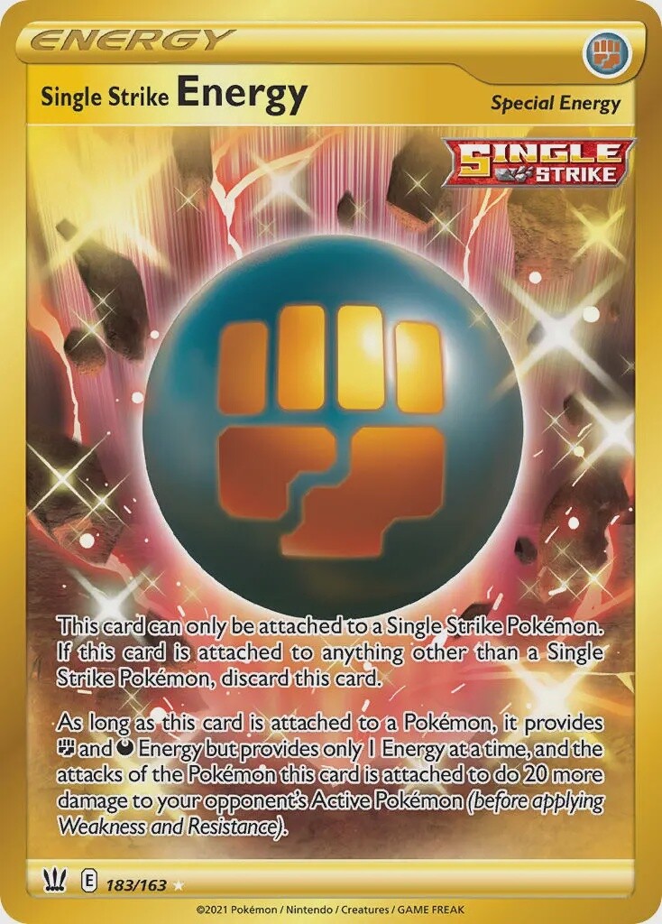 Single Strike Energy - Secret Rare - Battle Styles - 183