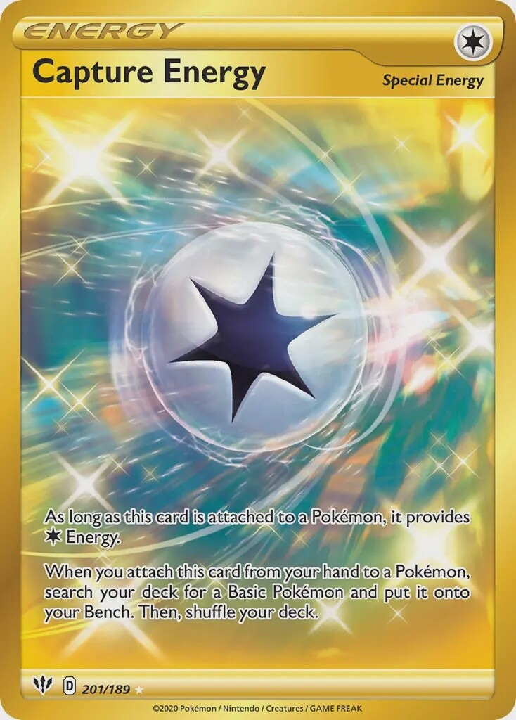 Capture Energy - Secret Rare - Darkness Ablaze - 201