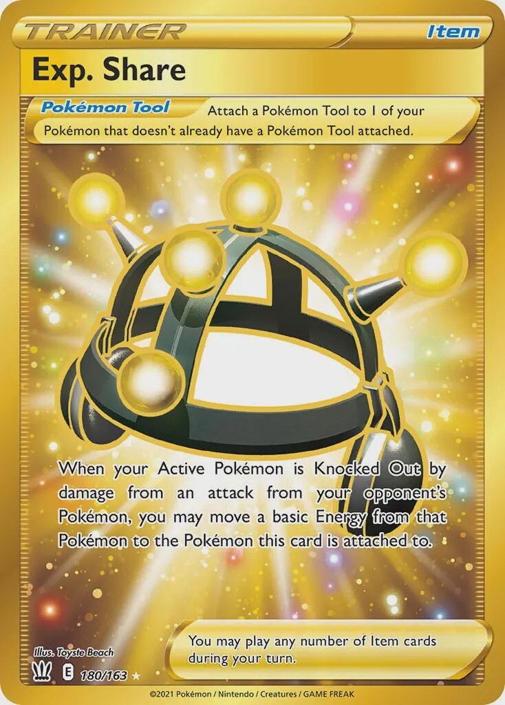Exp. Share - Secret Rare - Battle Styles - 180