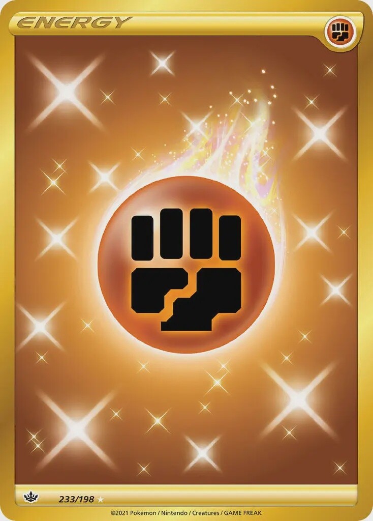 Fighting Energy - Secret Rare - Chilling Reign - 233